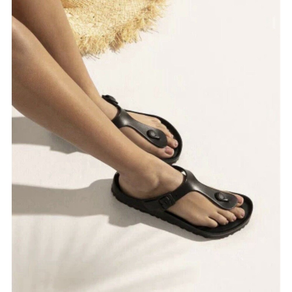 Birkenstock Gizeh EVA Sandals  Black SZ 40/260/L9/M 7 NEW